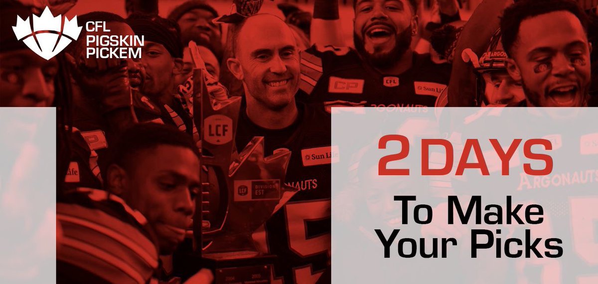 houndspaint's tweet image. 🚨🚨Time is running out🚨 🚨 Go to cflpigskinpickem.com today and make your picks! #CFLPool #CFLPickem #CFLPigSkinPickem