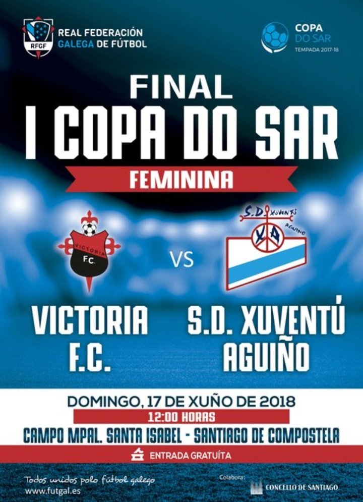 📌 Copa do Sar. 
 
Vamos rojas!!! ⚽💪