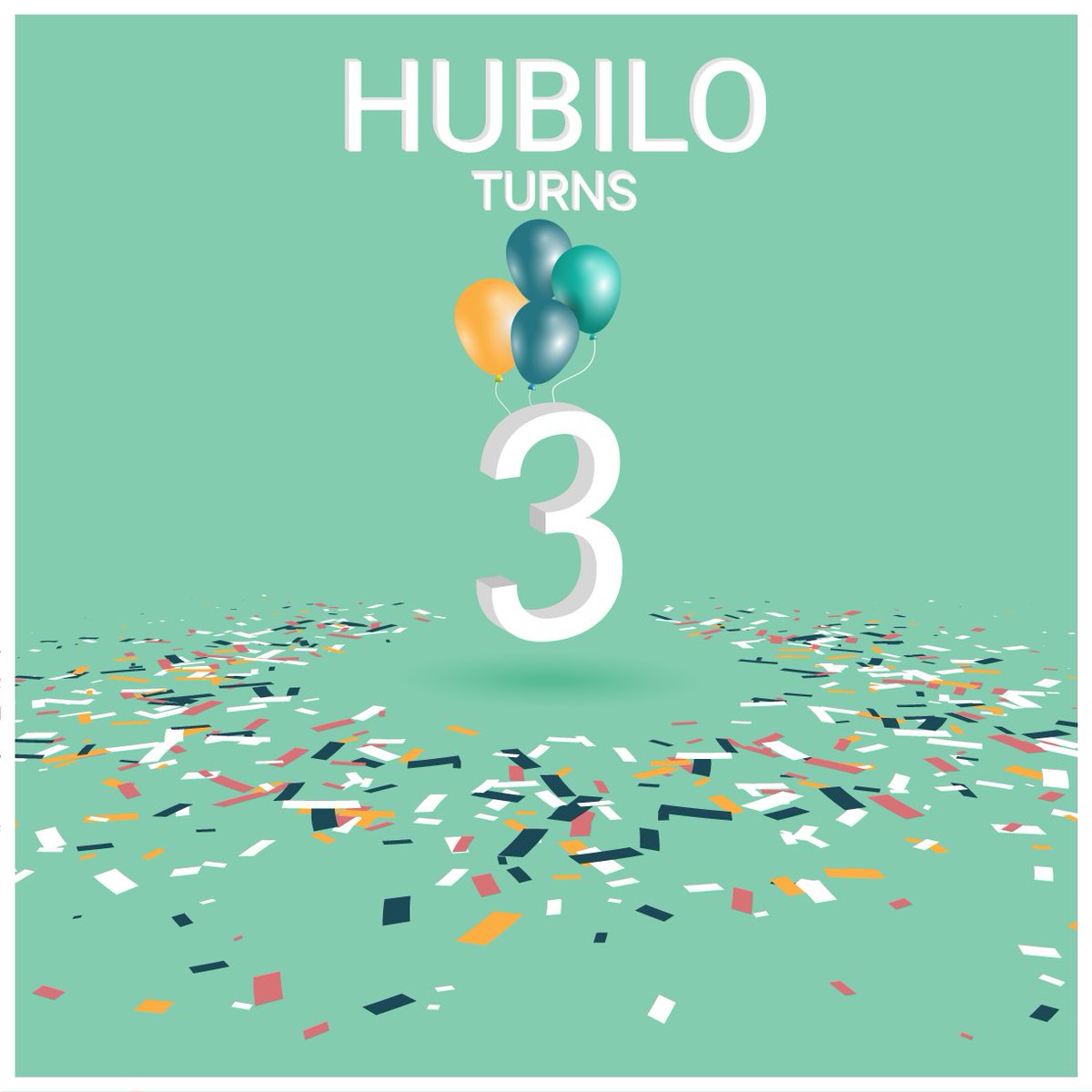 Hubiloconnect's tweet image. We told you today was special. It's terrific Tuesday at Hubilo as, *Drumroll*...We turn THREE today! It's Hubilo and Hubilo CEO @jvaibhav1101 's Birthday! Turning over a new leaf, we hope we grow just as strong! #Birthday #Celebrations #Hubiloteam #Happythird #Hubiloday