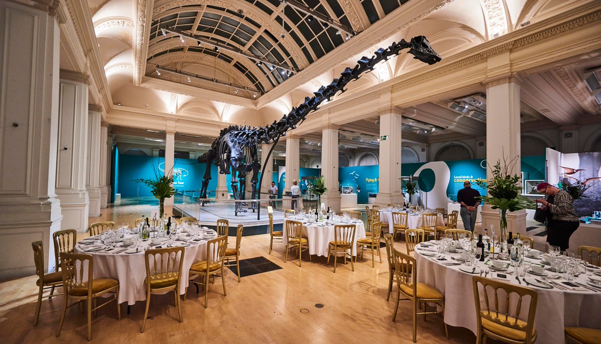 BM_AG's tweet photo. Wow, the first #DinewithDippy @BM_AG looks like it was amazing! Find out how you could dine with Dippy by booking a shared table or booking a Drinks & Dining Package! https://t.co/XBSXtEQz2W #DippyonTour https://t.co/GmfqSdmnCV
