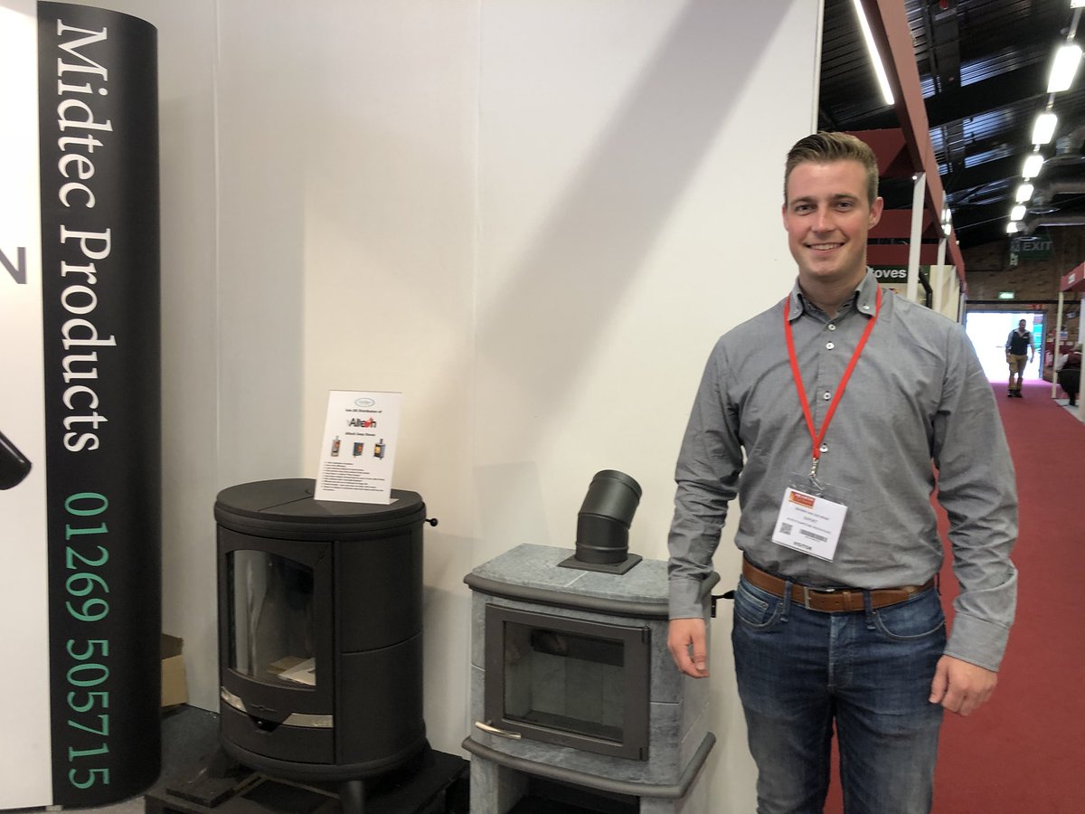 MidtecLtd's tweet photo. Have you seen the Altech soap stone stove? we have Berwin here for the day from ALTECH, pop by today at Hearth and Home to find out all about it!! @FPMCo #hearthandhome2018 https://t.co/NByh43rA6H