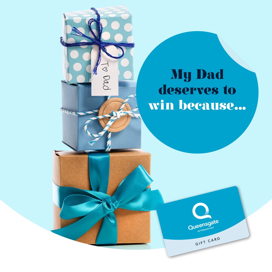 Queensgate_PB's tweet photo. 🔷 Here's one unmissable #COMPETITION! 🔷 Fancy winning a £100 gift card to spend on your dad this #FathersDay ? 😮  To enter, head to our website to tell us why your dad deserves to be our winner 👉👉 https://t.co/tlOEerIX44 #win #winfordad #FATHERSDAYGIFT #Win #giveaway https://t.co/AO49qXTVtZ