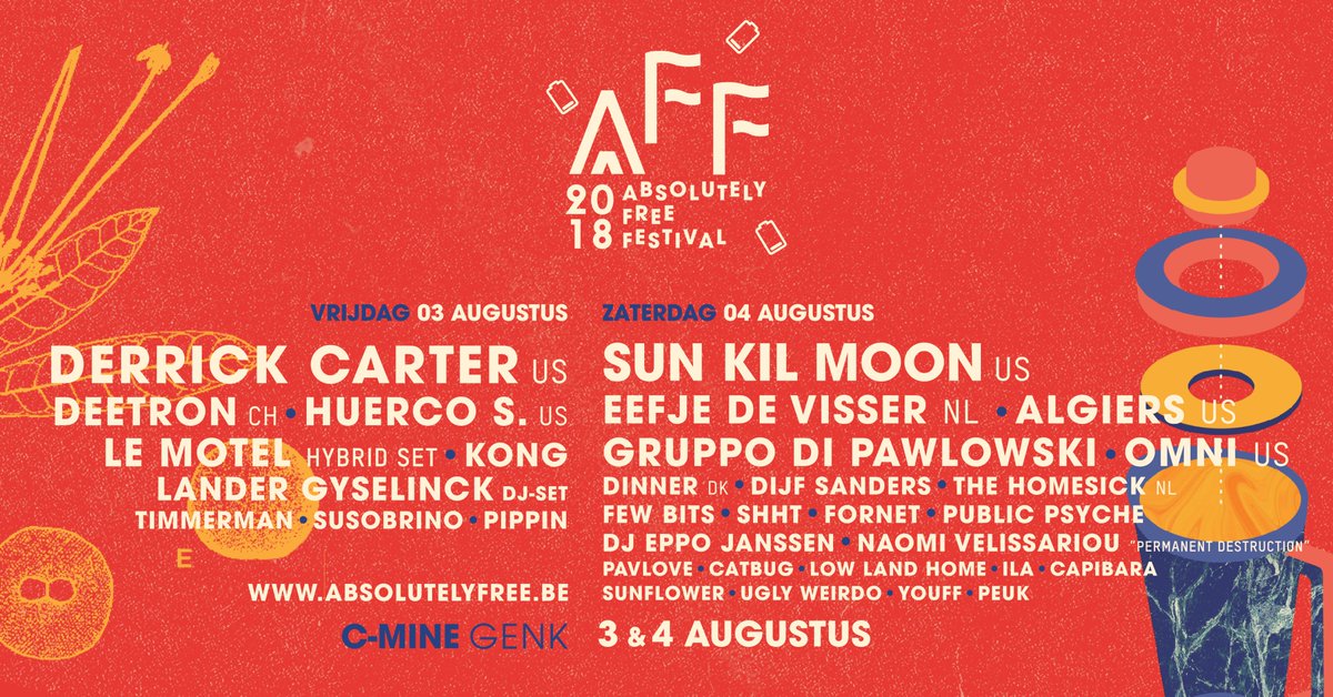 AFFGenk's tweet photo. 💃🏼 AFFkondiging #4: dansen op vrijdag 3 augustus 💃🏼

Derrick Carter (US) - Deetron (CH) - Huerco S. (US) - Le Motel (Hybrid Set) - Kong - Lander Gyselinck DJ-set - Timmerman - Susobrino - Pippin
Kom jij onze dansvloer onveilig maken? 
https://t.co/0SbOvIRvzE
#AFF18 https://t.co/x6HVRy8gxn