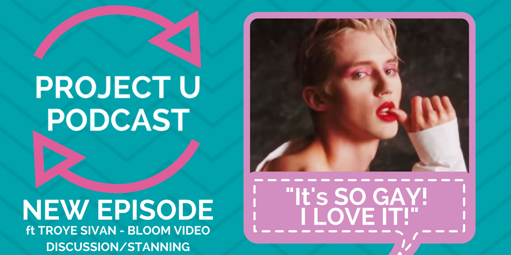 projectudottv's tweet photo. Hear our verdict on @TroyeSivan's 'Bloom' video on the new #ProjectUPodcast.
DOWNLOAD OR STREAM: https://t.co/ZVqbzy8QBF https://t.co/bFlQ0jHQfL