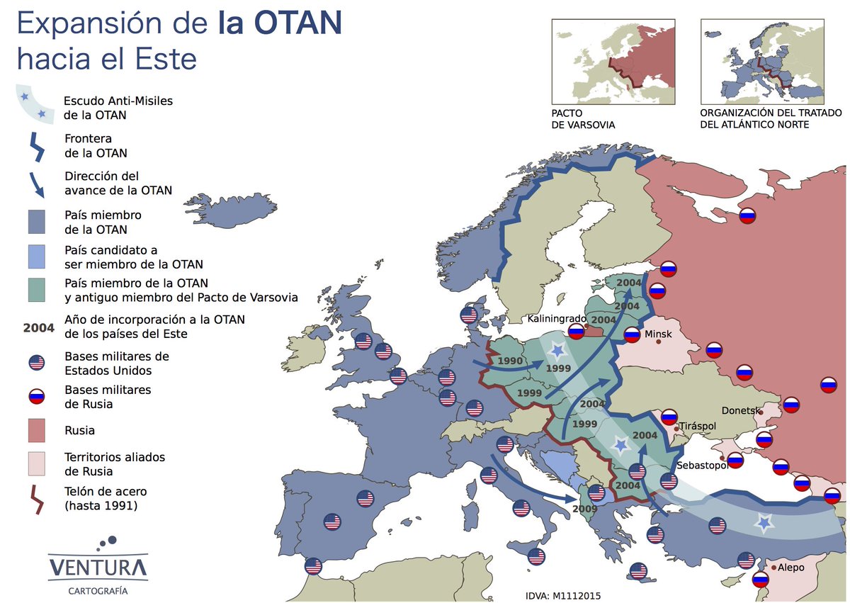 VENTURAgraphs's tweet photo. Expansión de la OTAN hacia el Este https://t.co/1a8ECvvhCf