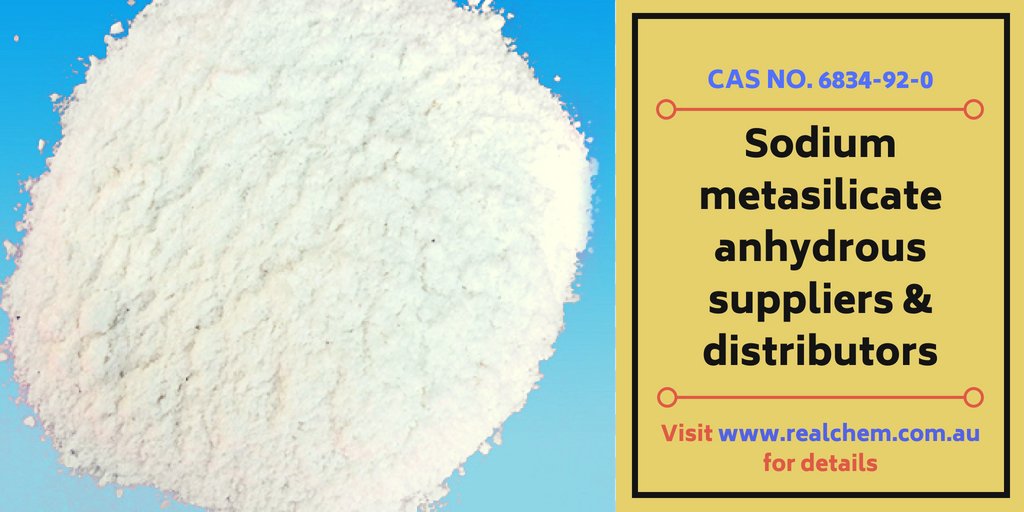 realchemaus's tweet photo. @realchemaus leading distributors and suppliers of Sodium metasilicate anhydrous. Visit 👉https://t.co/gBEqMLPfXe for details #Melbourne #Australia #Tuesday https://t.co/daYwkG2FcT