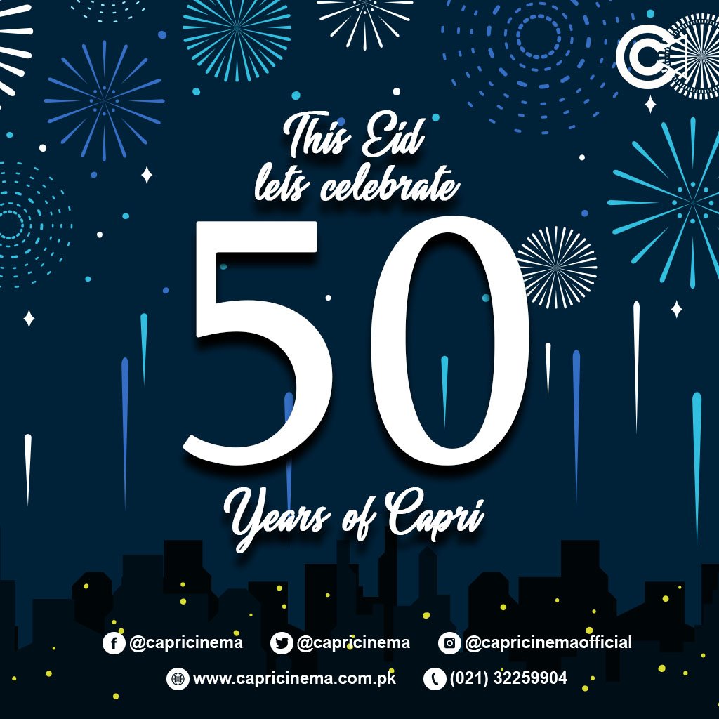 CapriCinema's tweet photo. This Eid, let's celebrate these 50 years together! 🤩

There's no doubt that we've reached this far because of our loyal customers. Thank you, for always supporting us. 😍

#CapriCinema #CinemaOfGenerations https://t.co/bKMPbG1uX2