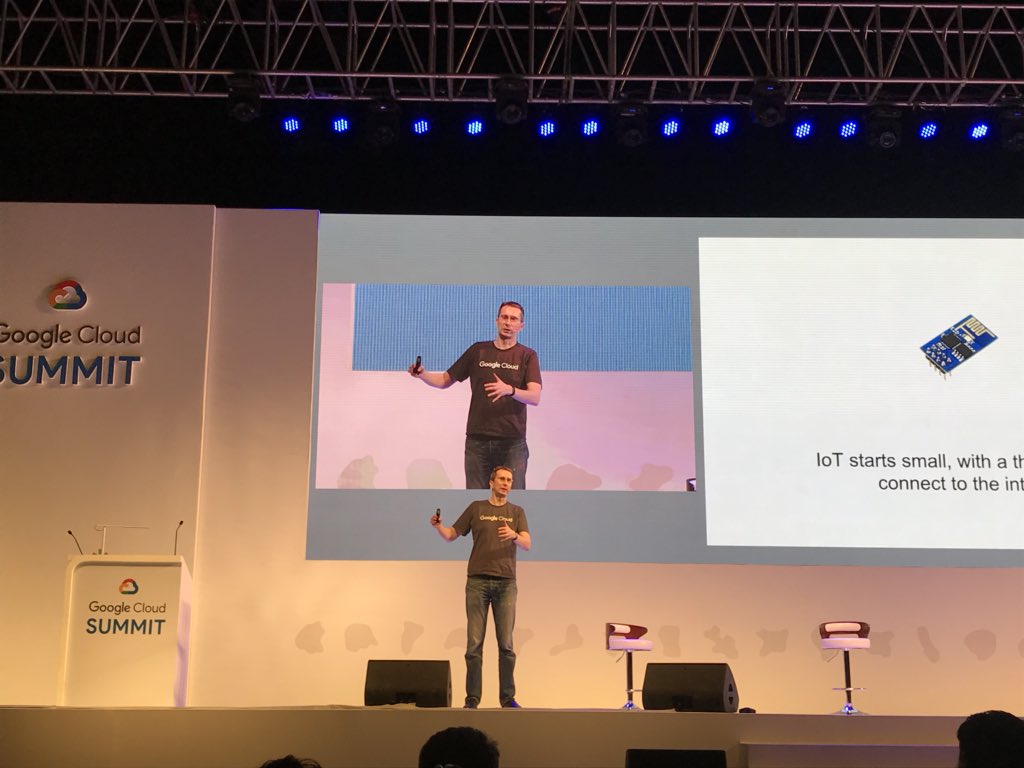 swapniljathar's tweet photo. Amazing talks and demos by @markkulepisto at #GoogleCloudSummit #Mumbai 
@googlecloud @GoogleIndia #Google #googlecloud #googleiot https://t.co/XCKK4XqTu1