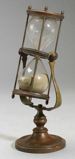 taste_for_odo's tweet photo. Hourglass; Brass, Glass, Wood, 20-Minute, 15 inch. Year: 1840 - 1860 https://t.co/E4YUeEXQ1H