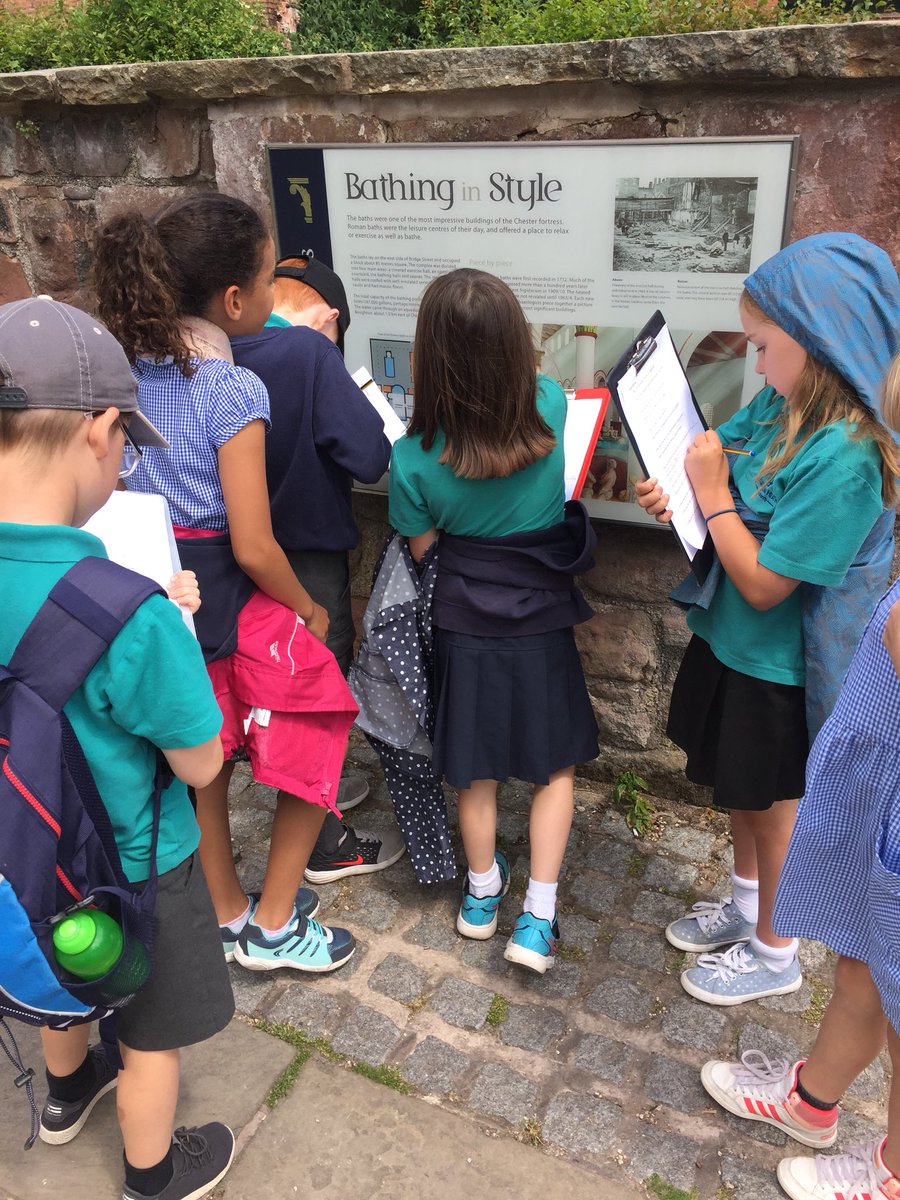 BoughtonHeath's tweet photo. Learning lots in the Roman gardens! #localvisit #chester https://t.co/27IbtQjFAh