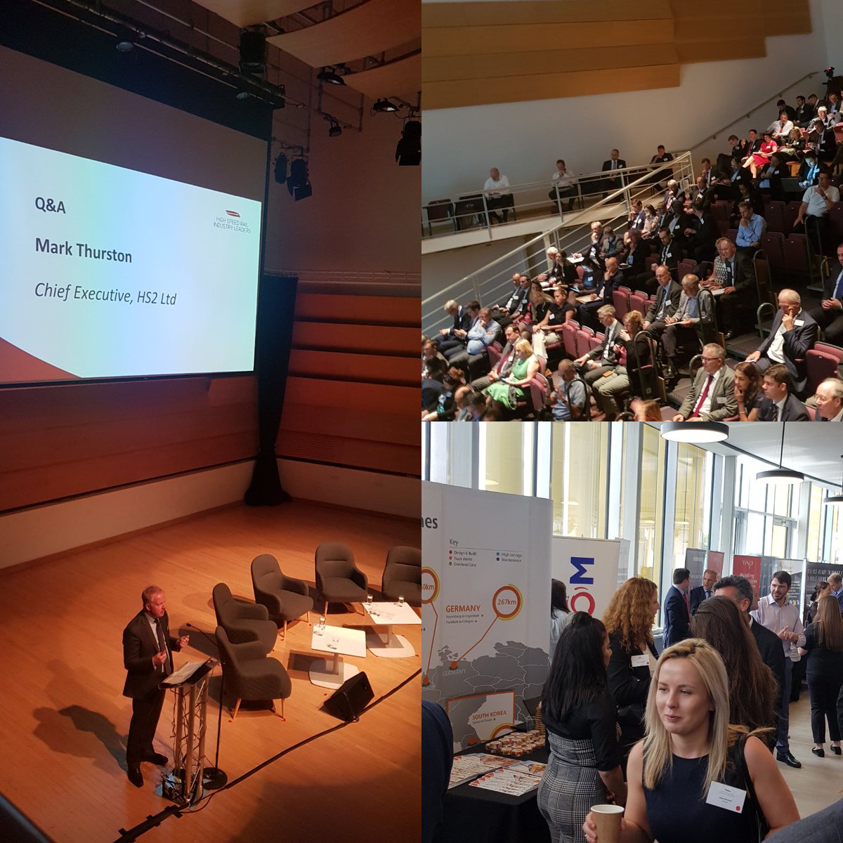 ColasRailUK's tweet photo. We are at the High Speed Rail Industry Leaders Conference in Leeds today discussing HS2’s role in stimulating private sector investment and regeneration projects along its route. #HighSpeedRailIndustryLeaders #HSRIL #HS2 @RailLeaders https://t.co/W7HIRvVgbZ