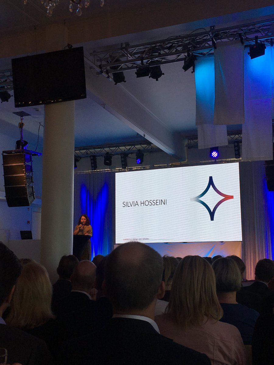 Kiinnostavat #naantali24h keskustelut käynnissä. Päivän aloitti inspiroiva #silviahosseini