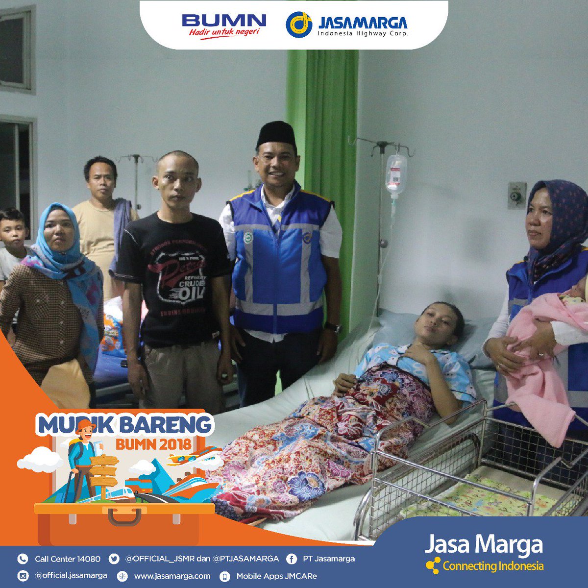 Official Jasa Marga On Twitter Seorang Ibu Melahirkan Bayi Cantik