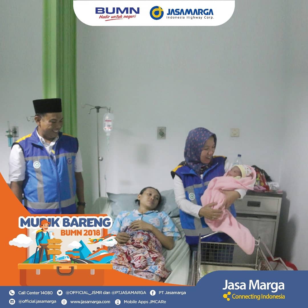 Official Jasa Marga On Twitter Seorang Ibu Melahirkan Bayi Cantik