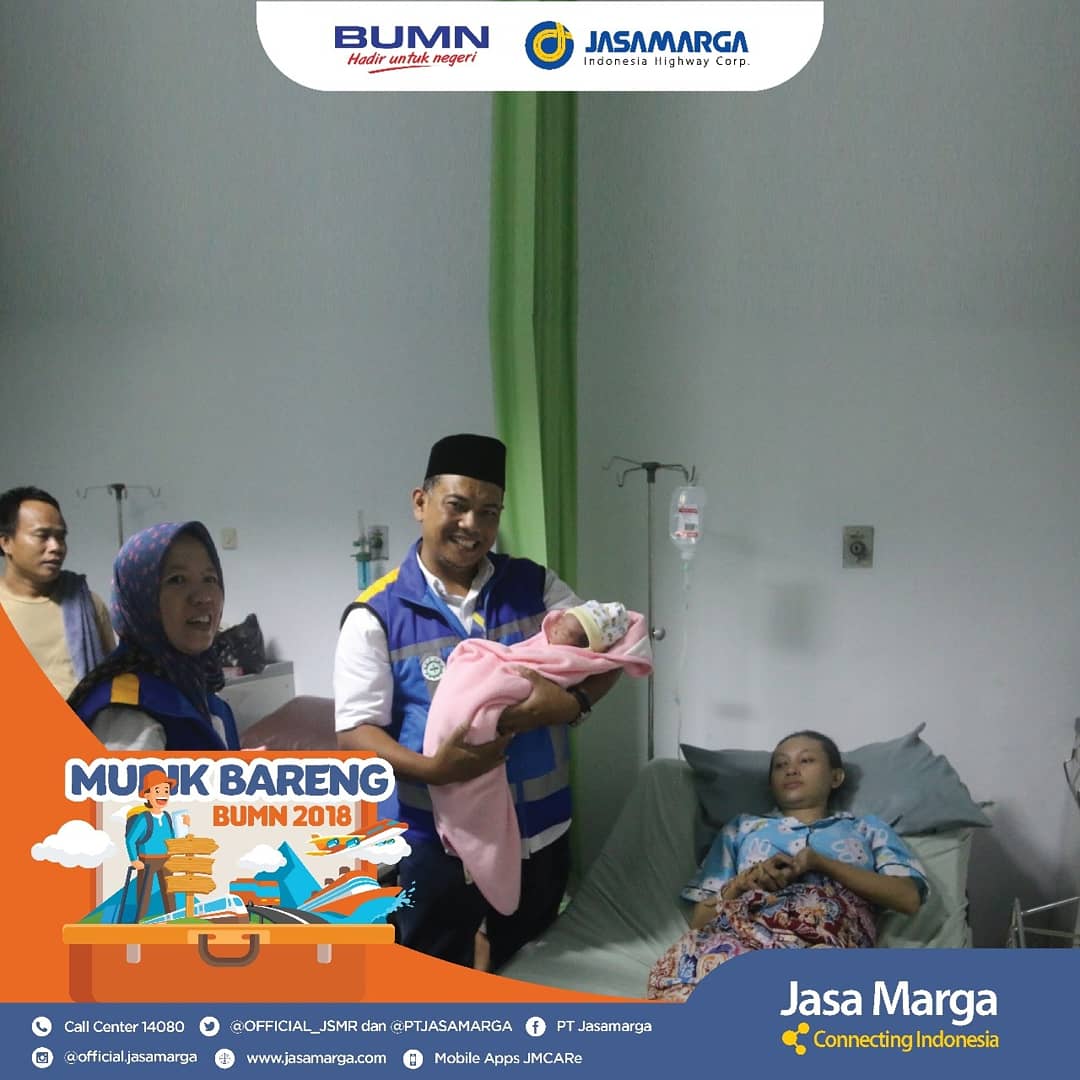 Official Jasa Marga On Twitter Seorang Ibu Melahirkan Bayi Cantik