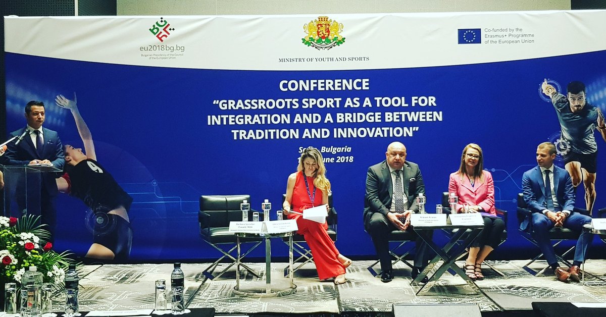 "Grassroots sport as a tool for integration and a bridge between tradition and inovation - last event in the field of sport in the frame of #EU2018BG 🇪🇺🇧🇬
#BulsportBG #ErasmusPlus
<a href="/EUErasmusPlus/">Erasmus+</a>
<a href="/EuSport/">EUSport</a>