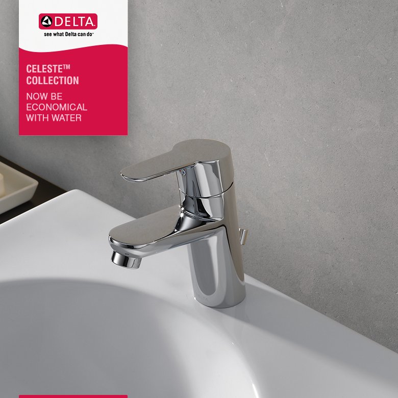 deltafaucetind's tweet photo. Make saving water a lifestyle habit with our Celeste collection. The slanted body and spray angle ensure that water is directed towards the center of the basin, hence ensuring none of it is wasted. Get to know more: https://t.co/hpQrykRDBp https://t.co/VQXzqYKLby