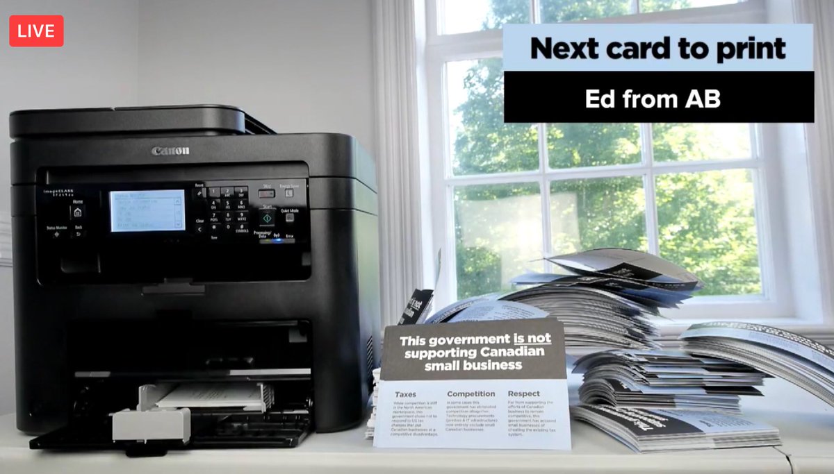 LetMeCompete's tweet image. We are sending postcards to Members of Parliament to tell them to support Canadian small business.

Show your support and watch your postcard print live at letmecompete.ca