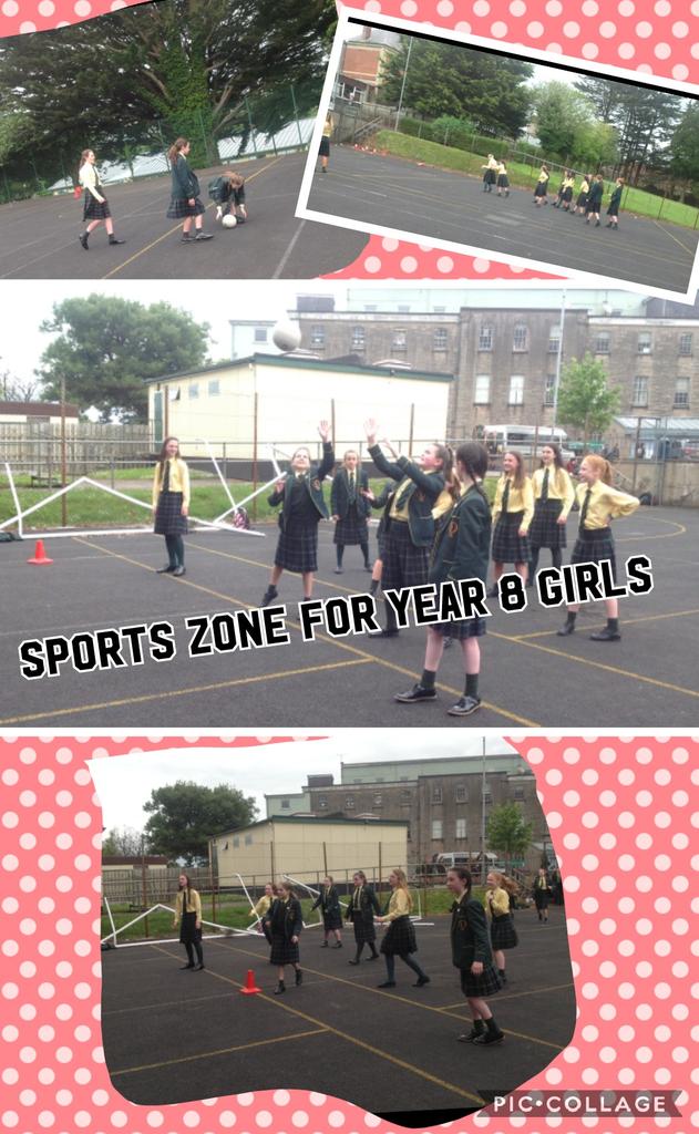 healthystcats's tweet photo. Today we had a sports zone for Year 8 girls organised by the Year 11 GCSE PE class. We had a huge turnout and they had great fun playing football and tennis. #keepinghealthyatlunchtime https://t.co/8S7pbVYss4