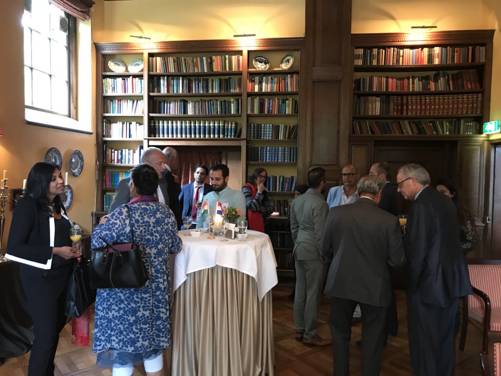Sharing experiences at our ‘Post Trade Mission’ Event. #nlindia