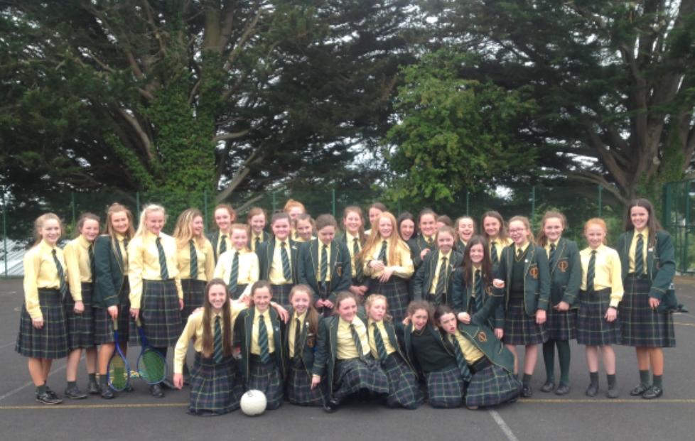 healthystcats's tweet photo. A group picture of our Year 8 and Year 11 GCSE PE girls who all took part in our sports zone for girls. https://t.co/taz8T4kA8M
