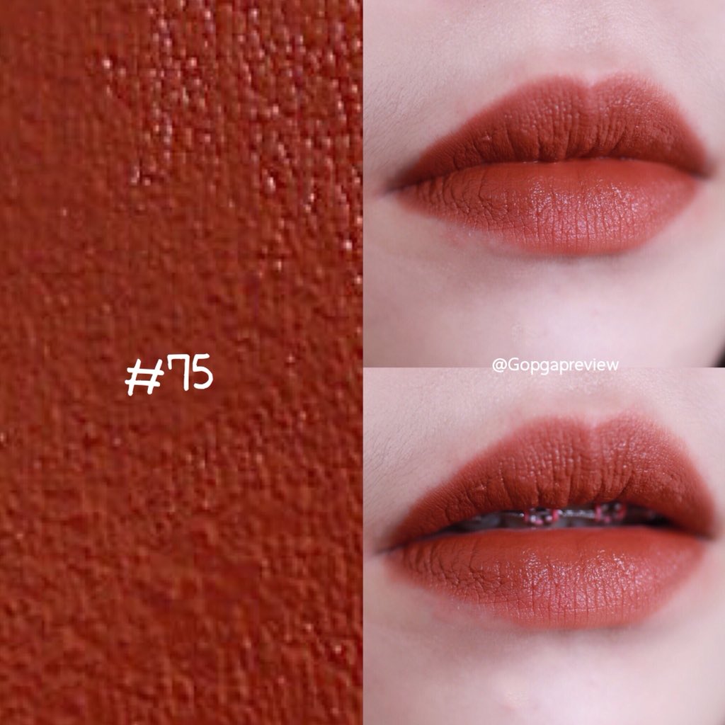 คือทนกระแสไม่ไหวคนรีวิวเยอะมาก จนต้องไปหาซื้อ ก๊อบตามหาหลายที่มาก กว่าจะได้ ลิปสติกของ Maybelline รุ่นนี้ สีใหม่ 70 , 75 ฮือ สวยมาก และติดทนมาก ใครมองหาลิปสติกที่ติดทนๆ กินอะไรไม่ค่อยหลุด แนะนำเลย เป็นสีโทนอิฐๆ ที่ทุกคนควรมีพูดเลย