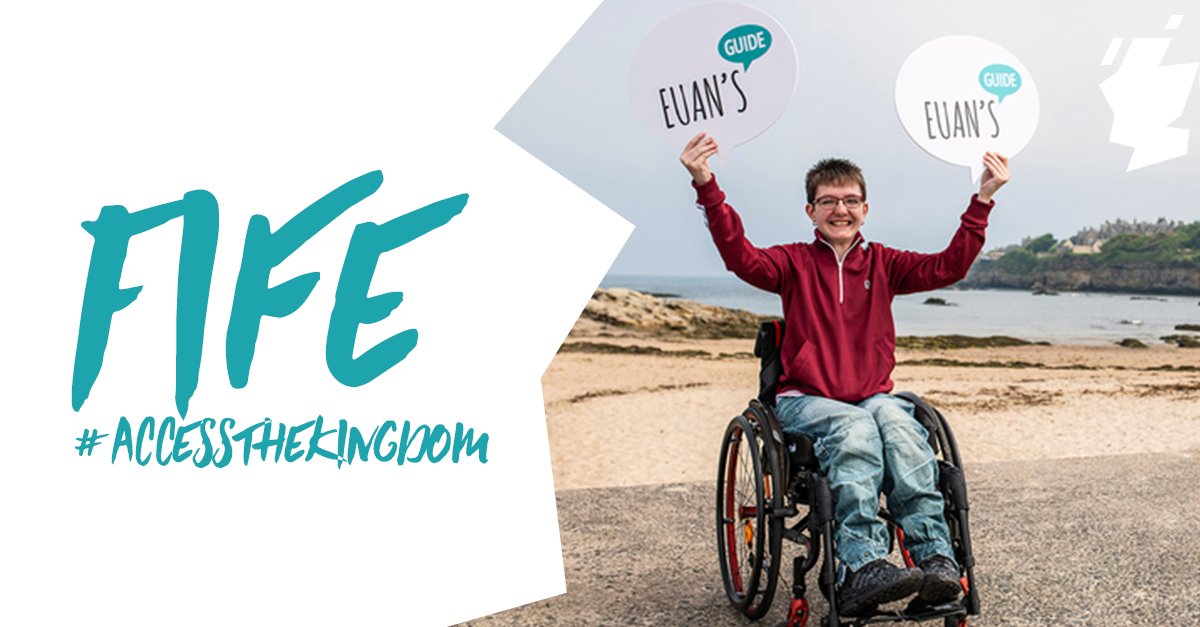 #AccessTheKingdom of Fife! Download the free guide for disabled people to discover the accessible highlights of St Andrews, The East Neuk and Dunfermline. euansguide.com/fife-guide