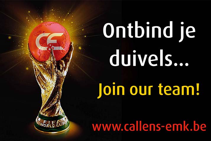 CallensVyncke's tweet photo. nieuwste HR-campagnebeeld @CallensEMK ! #redtogether #WK2018 https://t.co/7gKqyki01b