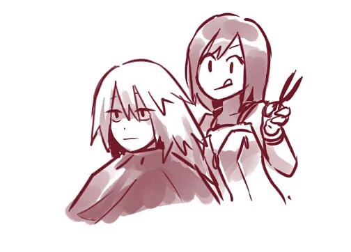 She wanted a haircut too #kh3 #E32018 