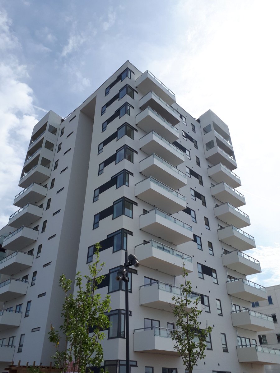 hiconcrete's tweet photo. "Fjordtårnet" is almost completed! The future residents can look forward to enjoying the beautiful view of the waterfront from their big and spacious Hi-Con balcony https://t.co/D279GYlP7v #Hicon #highperformanceconcrete #uhpc https://t.co/NfZRvIMh7V