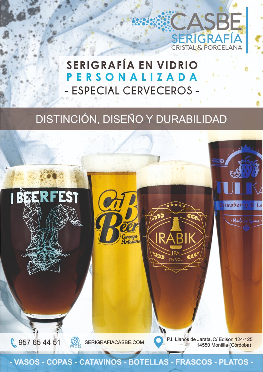 CasbeSerigrafia's tweet photo. Se acerca el @GranadaBeer y seguimos preparando cosillas como locos.
Qué ganas de estar allí ya!😱
#GranadaBeerFestival #SerigrafiaCasbe #Casbe #SerigrafiaBotellas #SerigrafiaVasos #SerigrafiaCristal #Marketing #publicidad https://t.co/XgAniaCVum