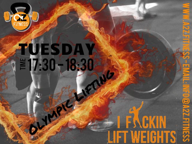 A2ZFITNESS_MCR's tweet photo. A2Z are RECRUITING, Come down 5.30pm and join us for our Olympic Lifting Class, Suitable for all!! Claim your FREE 2 WEEK Pass Message me back its that simple! Its the hottest ticket in town!! https://t.co/G5khedZTp4 #TeamA2Z #TeamShred #Callisthenics #Fitness #CIrcuitTraining https://t.co/KoWmY7mSkx