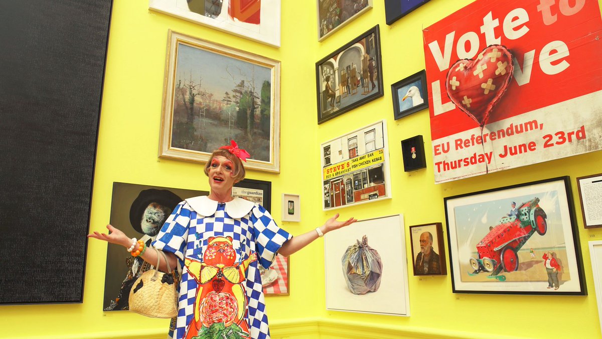 The 250th Summer Exhibition is now open! Coordinated by <a href="/Alan_Measles/">Grayson Perry</a>, it's the biggest, brightest and most colourful #RASummer yet: roy.ac/2JvbM54 #RA250