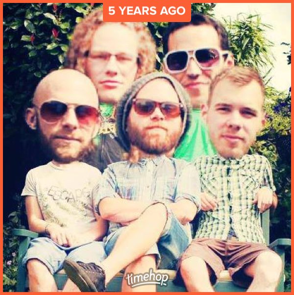 treehousefireuk's tweet photo. #tbt our best ever promo shot #treehousefire #bigheads #timehop Look at Jimmy’s T-Rex arms 👀🦖🤔 https://t.co/miW3oZVfzY