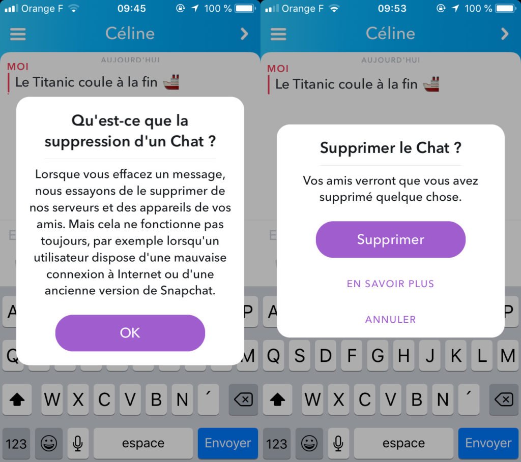 Toile_des_Comms's tweet photo. Snapchat : vous pouvez supprimer des messages envoyés avant leur lecture - https://t.co/HRDjaaVZEv https://t.co/fh6ChAORZa