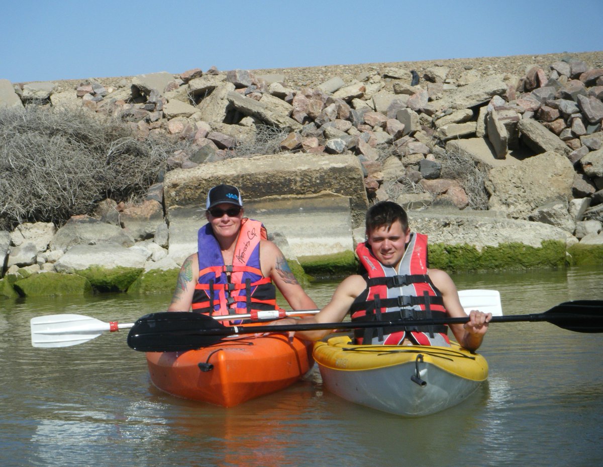 altcolo's tweet photo. The #lake water might belong to Kansas or somewhere else down the canal.....
but for now it's ours to enjoy
isn't it often about the company sharing the #adventure ?
Syd my #sailing buddy &amp; Daniel current #workaway #volunteer
SE #Colorado #summer #lifestyle https://t.co/ZYpeoysk7V
