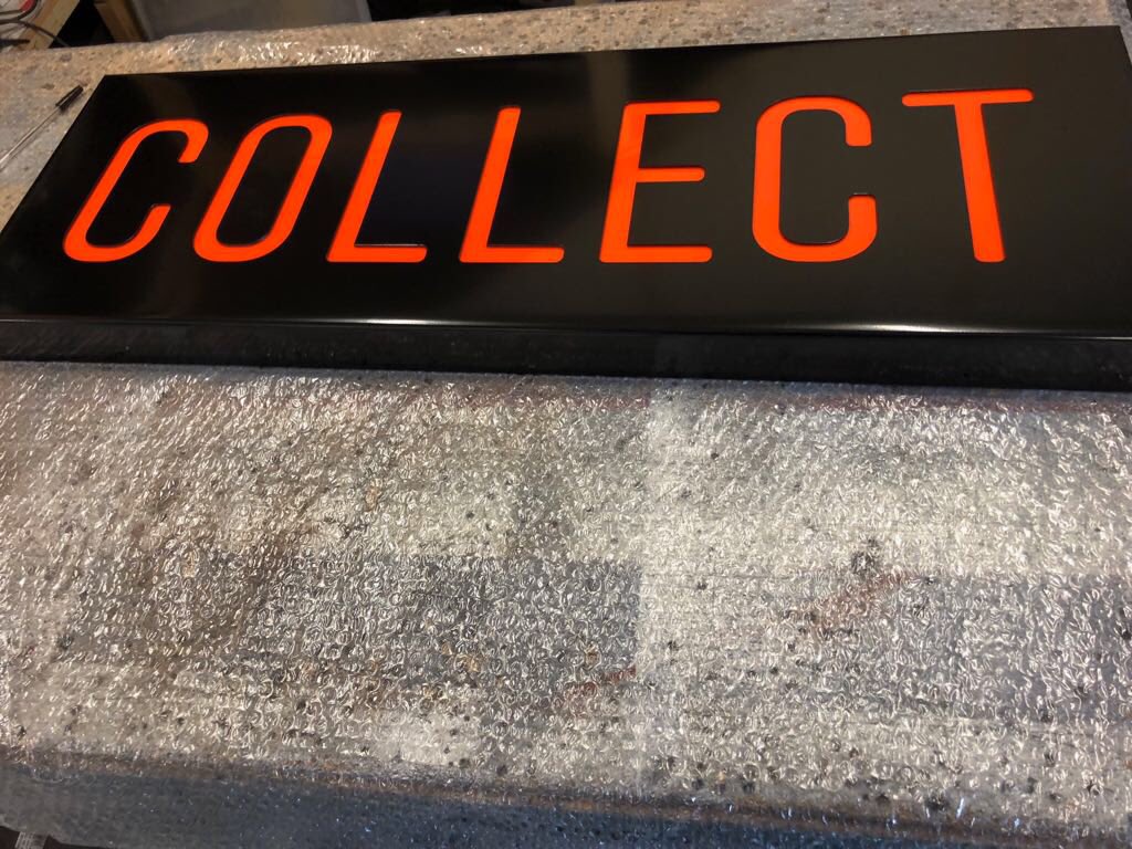 JandDSigns's tweet image. Fret cut and backed illuminated pan sign #signs #pansign #led #illumination