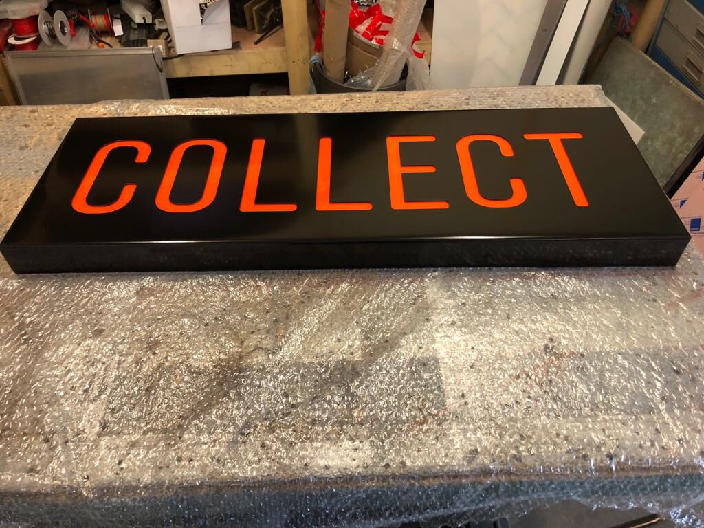 JandDSigns's tweet image. Fret cut and backed illuminated pan sign #signs #pansign #led #illumination