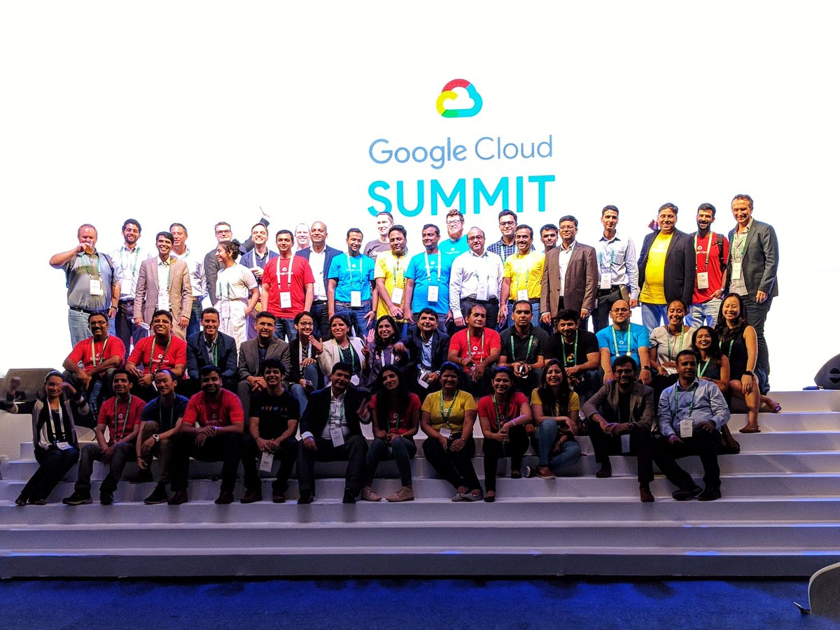 GoogleCloud_IN's tweet photo. The Google Cloud India team thanks you for joining us in Mumbai today. Share with us your favorite takeways from today's sessions using #GoogleCloudSummit! https://t.co/j0ULAt3lqc