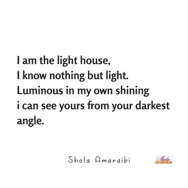 sholaamaraibi's tweet photo. Lighthouse.
#see #hope #goodness #light #love #forgive nodarkness #emotion #care #empathetic #empathy #intuition #see #tolerance #mutualLove #acceptance #shine #beautyinall #beauty #lightWithin #Sparkle #superYou #Poet 📷: @sholaamaraibi https://t.co/CGAISMKpNf