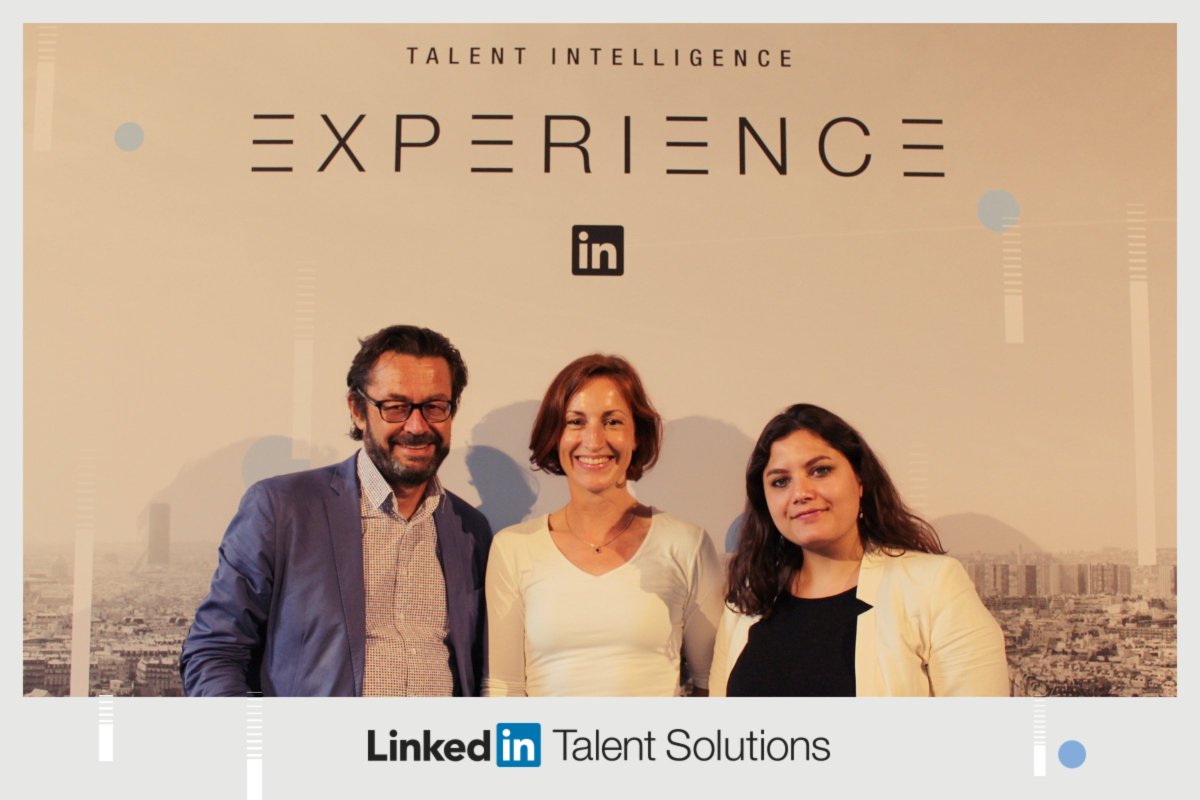 altaide's tweet image. Petite photo de ce matin, conférence @LinkedInFrance 😊  
@Altaide_JF @SoSoniadd75 @patatock 
#talentintelligence #LinkedIn #recrutement