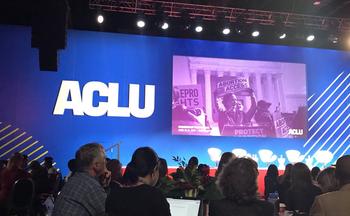 dianalimongi's tweet image. Good morning from @ACLU #ACLUcon18 #aclucon