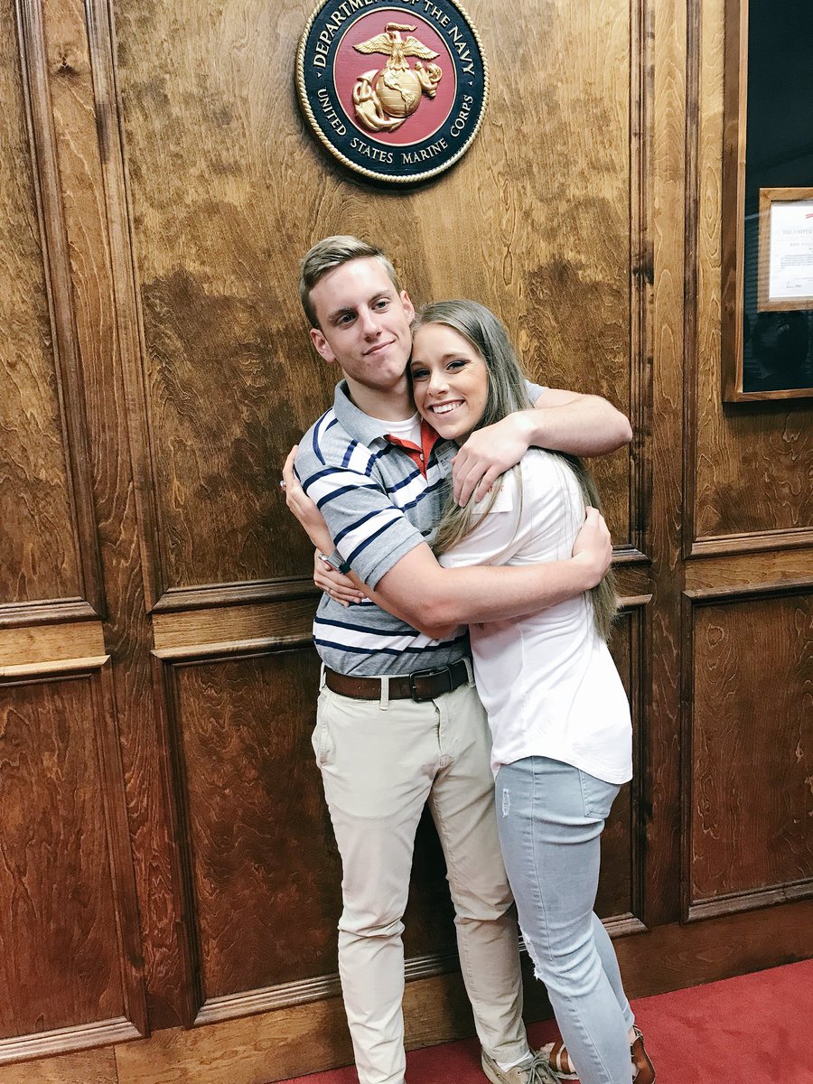 AldredgeAustin's tweet photo. My stomach is in knots... 13 weeks needs to fly by! I already miss my not so little brother 🇺🇸❤️ https://t.co/PUbUrMDFLP