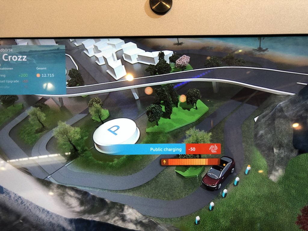 Finally got to see the #Volkswagen booth with #IOTA as the enabler for the mobility use cases. Really proud how far we've come over the last few years and months. Very excited how much further we will go as a foundation, community and ecosystem.