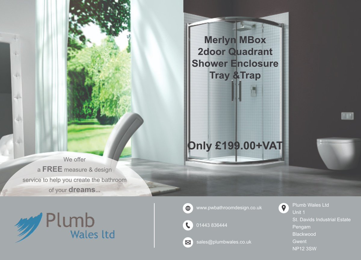 PW_BDesign's tweet image. MBox Shower Enclosure #MerlynShowers