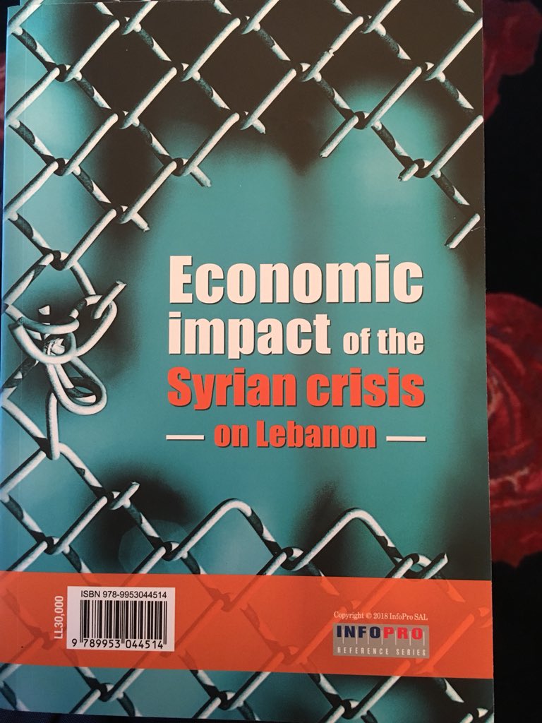 JudeSiba's tweet photo. Attending the book issuance of “Economic Impact of the Syrian Crisis on Lebanon” #Syrian #Refugees #Lebanon #Economic_Impact at the Monroe Hotel by Infopro https://t.co/F02DOVsEcb