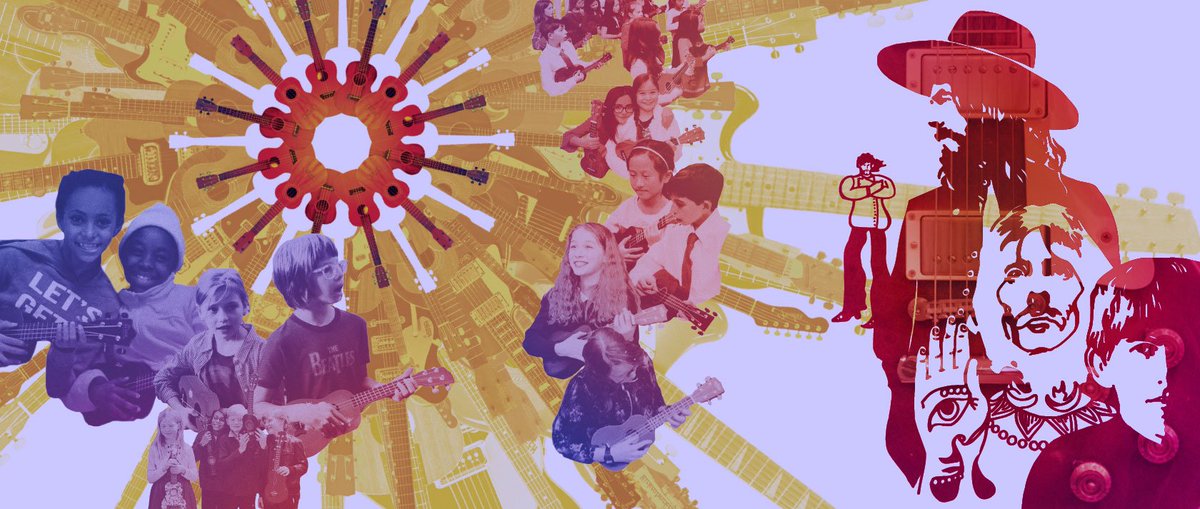 RandysVinylTap's tweet photo. Hey, Toronto! Hundreds of electric guitars and ukulele students are taking over Brookfield Place as part of @Luminato on June 16 in a George Harrison Tribute! Come join the fun! https://t.co/T66v9gRt0R #InstrumentsofHappiness #Luminato2018 https://t.co/bo65DBLA0f