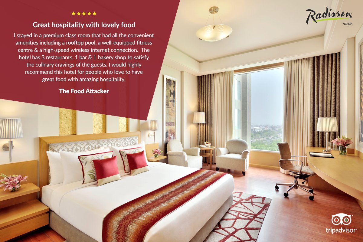 RadissonNoida's tweet photo. Dear @thefoodattacker, our team here at #RadissonNoidaSec55 is thrilled to receive such a wonderful feedback! Thanks for appreciating and recommending our hotel &amp; the restaurants. We hope to see you again soon! :) https://t.co/epBKXNR6Z3