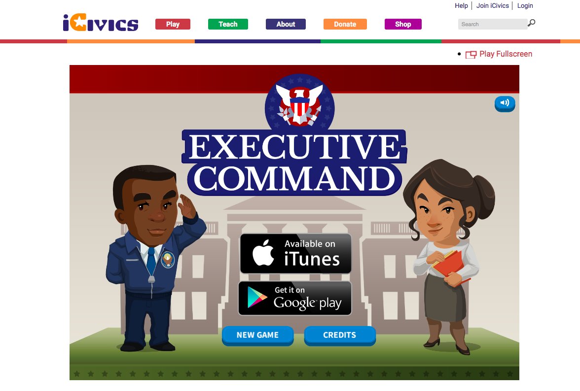 icivics's tweet photo. Be the president! Do your students have what it takes to lead the nation? Play “Executive Command”: https://t.co/10LglMNgf7
#CommandTheExecutive https://t.co/5FFBMjmB9U