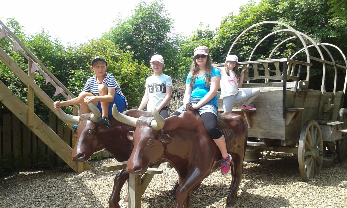 scargill_school's tweet photo. Cowboy Town at Blackgang Chine! #Yeahah! #IOW2018 https://t.co/d6FDr29bQO
